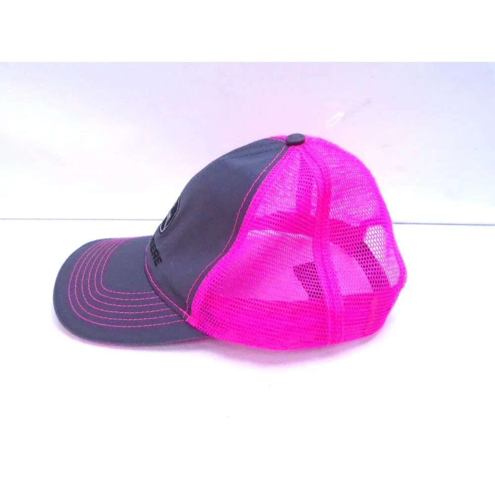 John Deere Womens Mesh Trucker Baseball Snapback Hat Cap - Picture 2 of 7